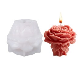 Molde silicona bouquet de rosas